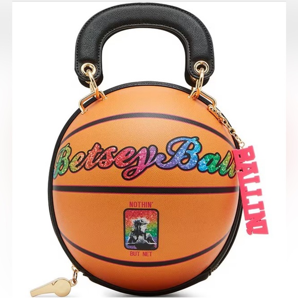 Betsey Johnson Basketball Purse Crossbody 🏀 NWT - Picture 1 of 9